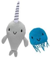 Narwhal and Jelly Finger Puppet Pair