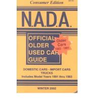 N.A.D.A. OFFICIAL OLDER USED CAR GUIDE