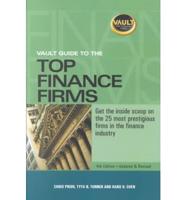 Vault Guide to the Top Finance Firms