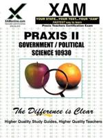 Praxis Government/Political Science 10930 Teacher Certification Test Prep Study Guide
