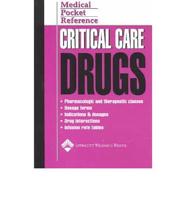 Critical Care Drugs