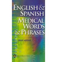 English & Spanish Medical Words & Phrases