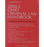 Anderson's 2000-2 Ohio Criminal Law Handbook