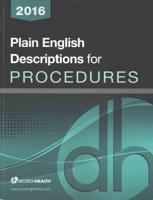 Plain English Descriptions for Procedures 2016
