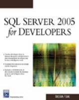 SQL Server 2005 for Developers