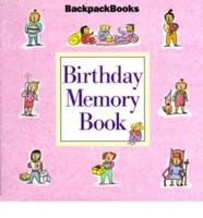 Birthday Memory Book