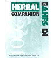 Herbal Companion to AHFS DI