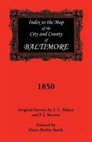 Index to the 1850 Map of Baltimore City and County