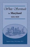 White Servitude in Maryland