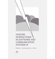 Feature Interactions in Telecommunications and Software Systems IX