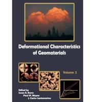 Deformational Characteristics of Geomaterials