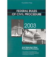 Federal Rules Civil Proc 03