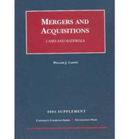 Mergers and Acquisitions 2003