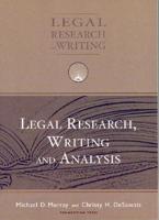 Legal Research, Writing, and Analysis