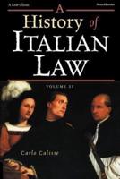 A History of Italian Law: Volume II