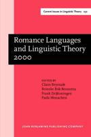 Romance Languages and Linguistic Theory 2000