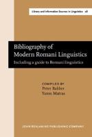 Bibliography of Modern Romani Linguistics