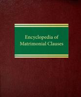 Encyclopedia of Matrimonial Clauses
