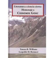 Literatura a Ciencia Cierta: Homenaje a Cedomil Goic