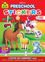 School Zone Preschool Stickers Workbook