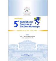 Proceedings of 5th Multinational Congress on Electron Microscopy