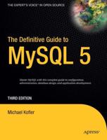 The Definitive Guide to MySQL