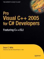 Pro Visual C++ 2005 for C# Developers