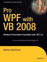 Pro WPF With VB 2008