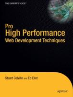 Pro High Performance Web Development Techniques