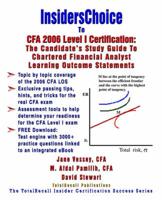 InsidersChoice To CFA 2006 Level I Certification