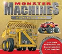 Monster Machines Stenciling Book