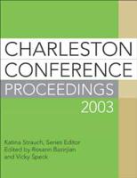 Charleston Conference Proceedings, 2003
