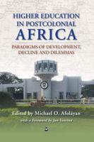 Higher Education in Postcolonial Africa