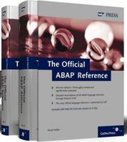 The Official ABAP Reference Book/CD Package