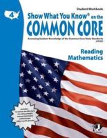 Swyk on the Common Core Gr 4, Student Workbook