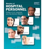 Directory of Hospital Personnel 2007