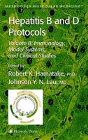 Hepatitis B and D Protocols Vol 2