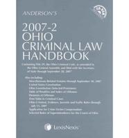 Anderson's 2007-2 Ohio Criminal Law Handbook