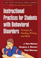 Instructional Practices for Students With Behavioral Disorders