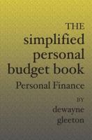 The Simplified Personal Budget Book