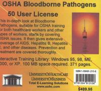 Osha Bloodborne Pathogens, 50 Users Cd