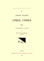 CMM 3 ADRIANO WILLAERT (Ca. 1490-1562), Opera Omnia, Edited by Hermann Zenck, Walter Gerstenberg, Bernhard Meier, Helga Meier, and Wolfgang Horn in 15 Volumes. Vol. I Motets (4-Voice)