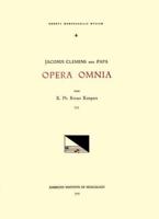 CMM 4 JACOBUS CLEMENS NON PAPA (Ca. 1510-Between 1556 and 1558), Opera Omnia, Edited by Karel Philippus Bernet Kempers in 21 Volumes. Vol. XIX Cantiones Sacrae Ex Libris III & IV Postume Editis Lovanii MDLIX