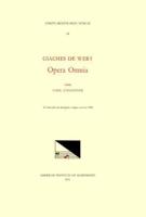 CMM 24 GIACHES DE WERT (1535-1596), Opera Omnia, Edited by Carol MacClintock (Secular Music) and Melvin Bernstein (Sacred Music). Vol. IX Madrigals (Il Nono Libro De Madrigali a Cinque E Sei Voci, 1588)