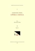 CMM 25 COSTANZO FESTA (Ca. 1495-1545), Opera Omnia, Edited by Alexander Main (Volumes I-II) and Albert Seay (Volumes III-VIII). Vol. II Magnificat