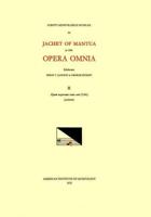 CMM 54 JACHET DE MANTUA (1483-1559), Opera Omnia, Edited by Philip T. Jackson and George Nugent. Vol. II Hymni Vesperorum Totius Anni (1566)