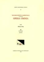 CMM 58 ELZÉAR GENET (CARPENTRAS) (Ca. 1470-1548), Opera Omnia, Edited by Albert Seay in 5 Volumes. Vol. III, Part 2: Motets