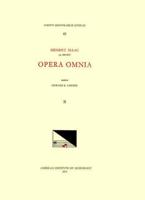 CMM 65 HEINRICH ISAAC (Ca. 1450-1517), Opera Omnia, Edited by Edward R. Lerner. Vol. II [Alternatim Masses for Five Voices, I]