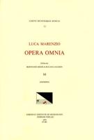 CMM 72 LUCA MARENZIO (1553-1599), Opera Omnia, Edited by Bernhard Meier and Roland Jackson. Vol. III Motets (A 5, 8, 9, 10, 12)