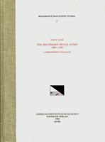 RMS 3 Tom R. Ward, The Polyphonic Office Hymn 1400-1520: A Descriptive Catalogue